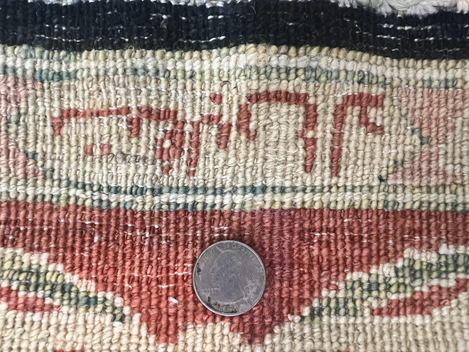 Pak Persian Rug 8x10, Pakistani Mahal Sultanabad Carpet, Signature from Master Weaver, Shiny Wool, Black Red Vintage Handmade Medallion Rug - Nuvé