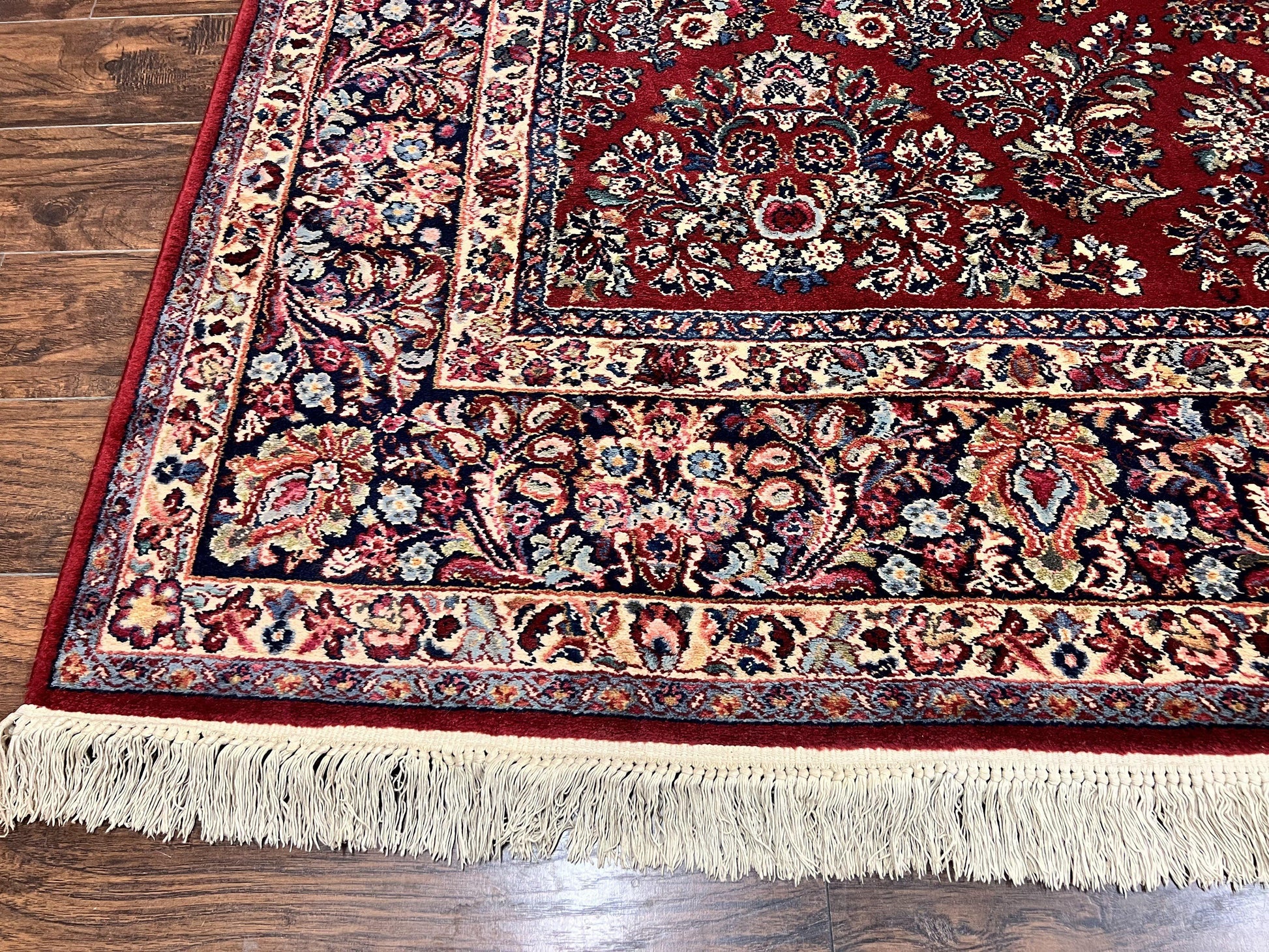 Karastan Rug 10x18 Red Sarouk #785, Wool Karastan Carpet, Original 700 Series, Vintage Discontinued Large Oriental Rug - Nuvé