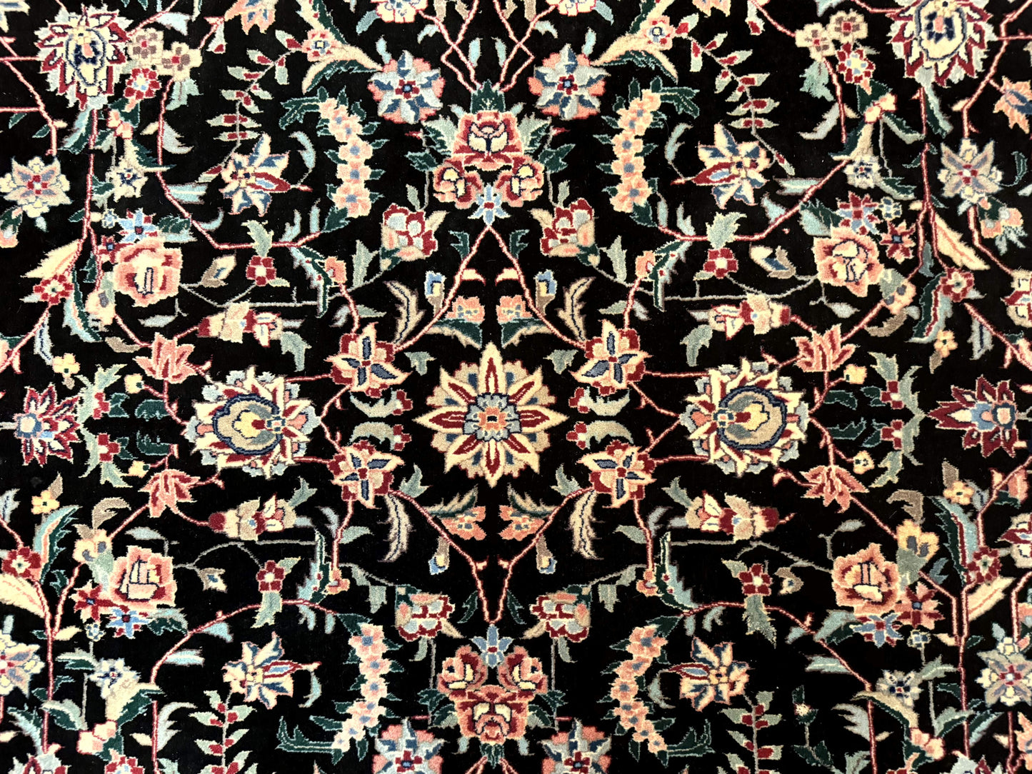 Large Sino Persian Rug 10x15, Floral Allover, Hand Knotted Wool Carpet, Fine - Nuvé