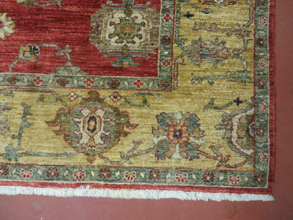 6.5' X 7' Vintage Handmade Egypt Agra Wool Rug Carpet Square Beauty - Nuvé