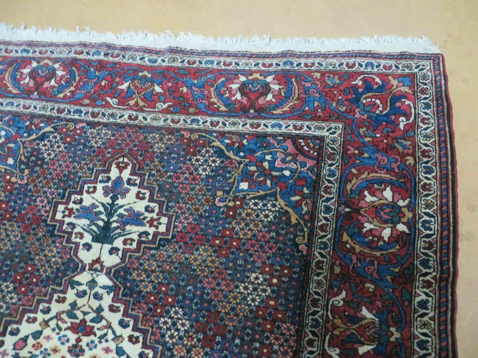 4' X 7' Vintage Handmade Turkish Floral Orient Medallion Wool Veg Dye Rug Nice - Nuvé
