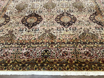 Indian Agra Rug 9x12, Fine Oriental Carpet - Nuvé