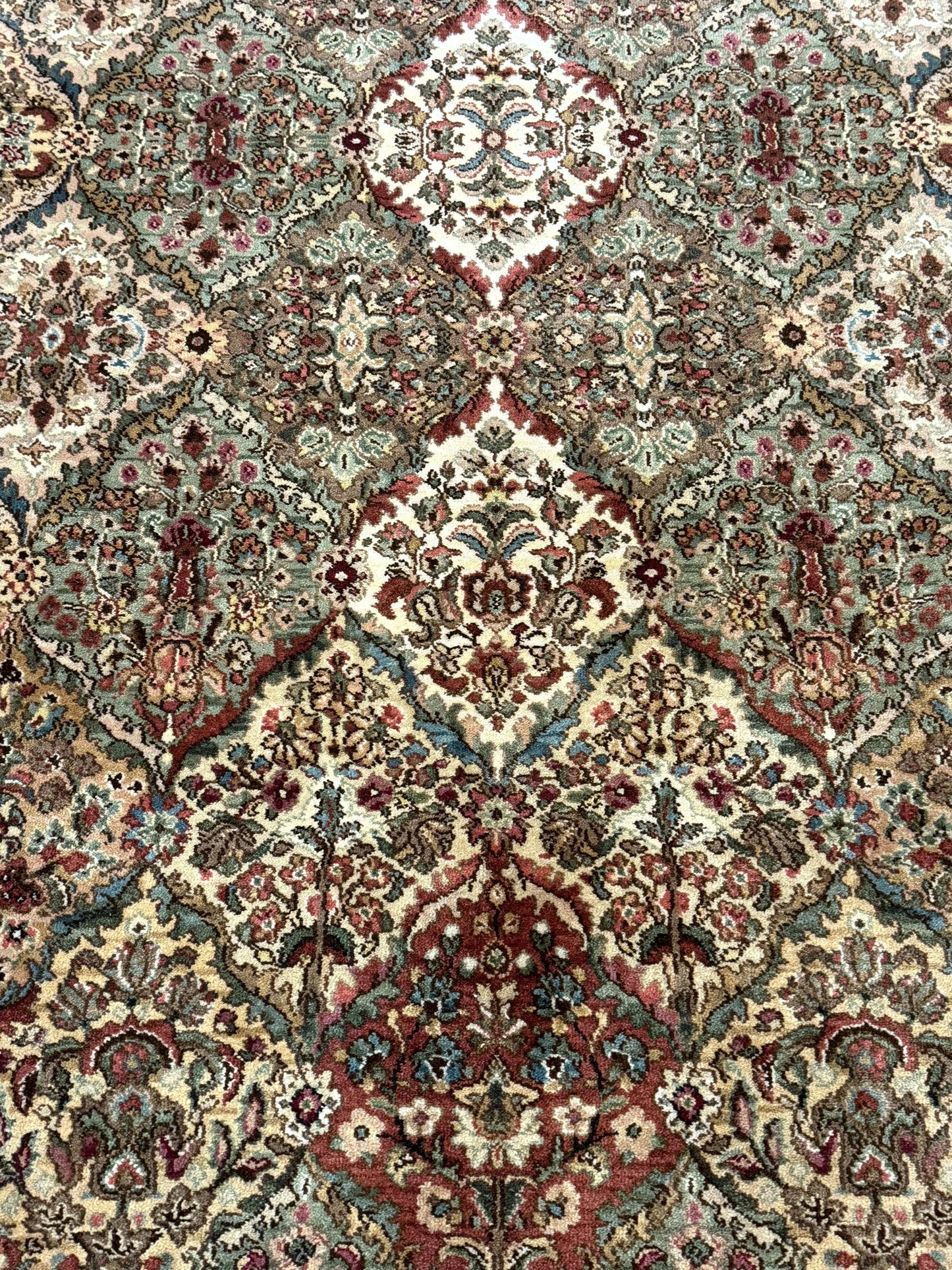 10x14 Karastan Empress Kirman Rug #700/719, Vintage Wool Discontinued Karastan - Nuvé