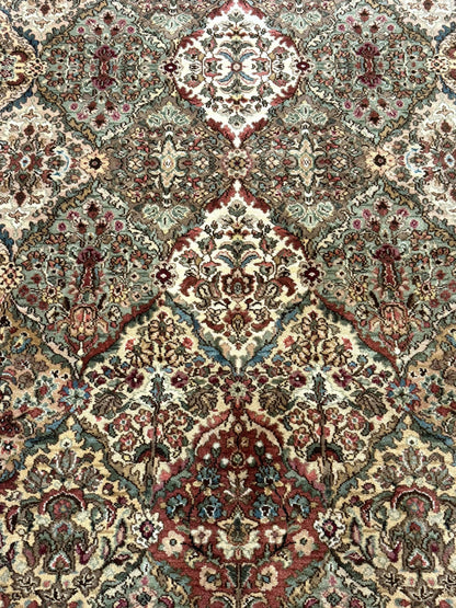 10x14 Karastan Empress Kirman Rug #700/719, Vintage Wool Discontinued Karastan - Nuvé