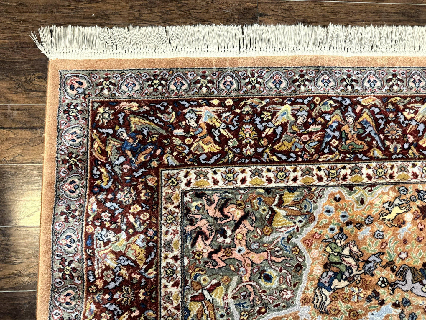 Karastan Rug 10x14 - Persian Hunting  #723 - Wool Pile, Vintage - Nuvé