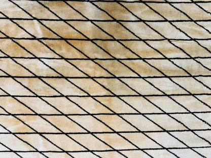 German Rug 7x10, Vintage Handmade Carpet, Contemporary - Nuvé