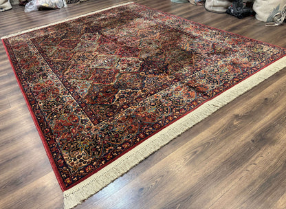Karastan Rug 8.8 x 10.6, Multicolor Panel Kirman Rug #717, Wool - Nuvé