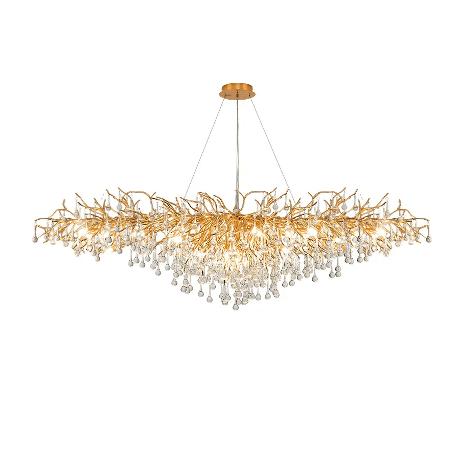 Ooze Drop-Shaped Crystal Chandelier - Nuvé