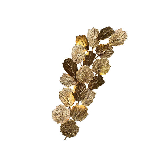 Gold Leaf Handmade Wall Sconce - Nuvé