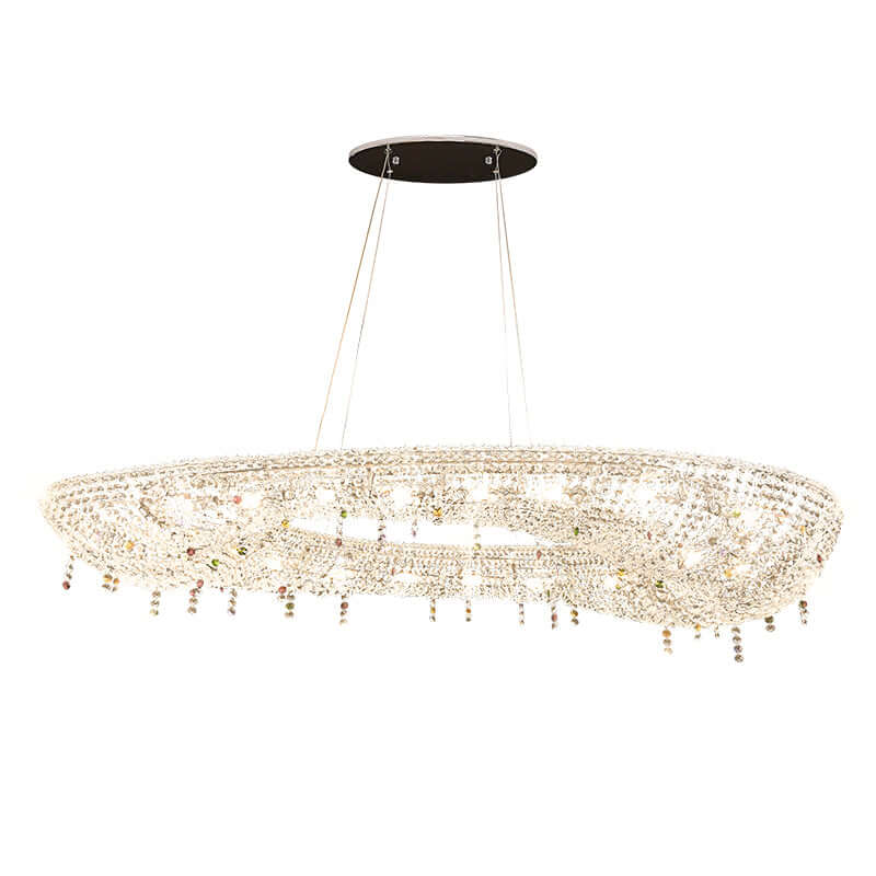Oval Modern Crystal Chandelier - Nuvé