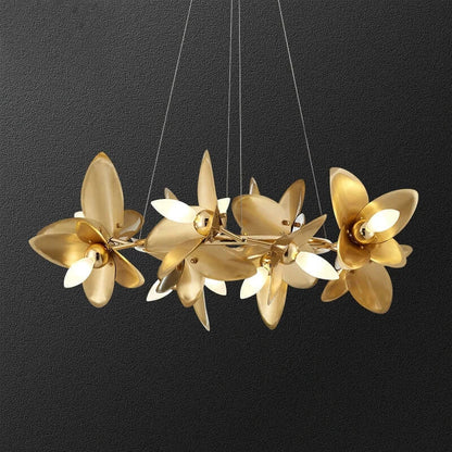 Leaf Petal Design Chandelier - Nuvé