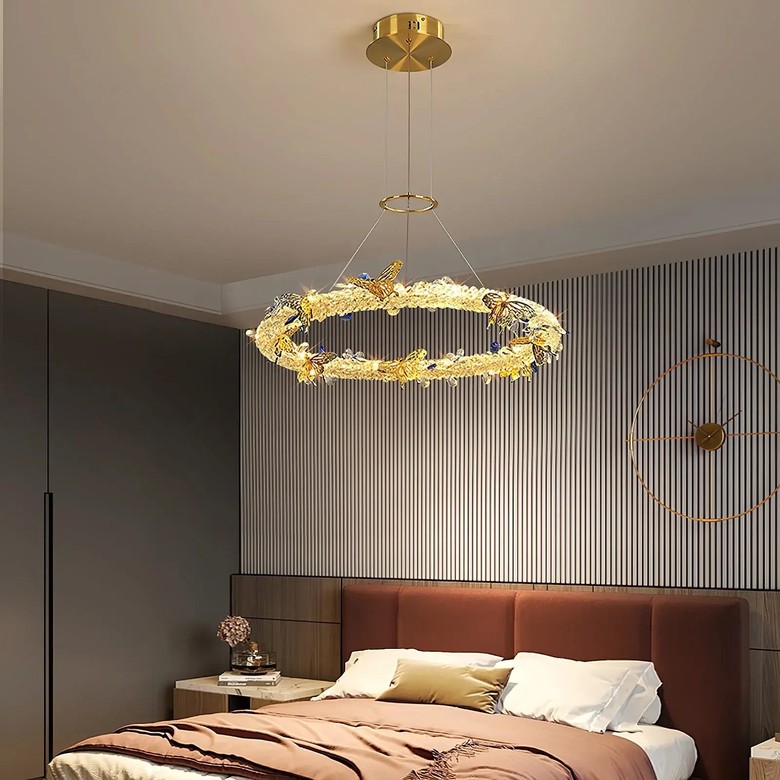 Azu Crystal Butterfly Chandelier - Nuvé
