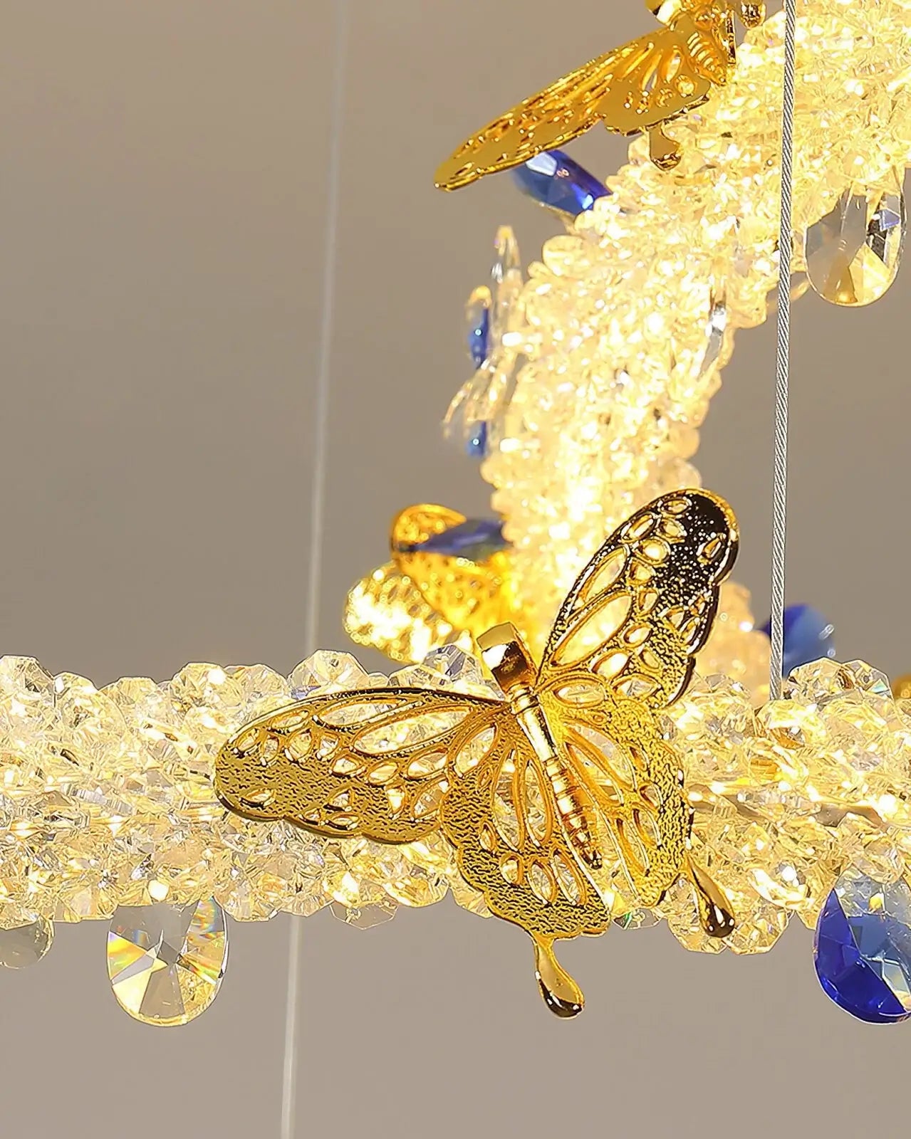 Azu Crystal Butterfly Chandelier - Nuvé
