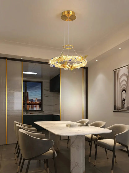 Azu Crystal Butterfly Chandelier - Nuvé