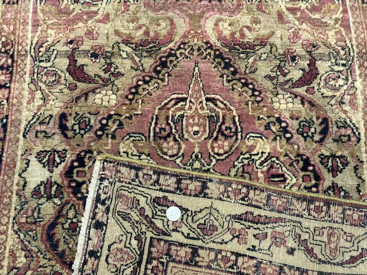 Antique Persian Lavar Rug 3x5, Persian Kerman Rug, Traditional Persian Carpet - Nuvé