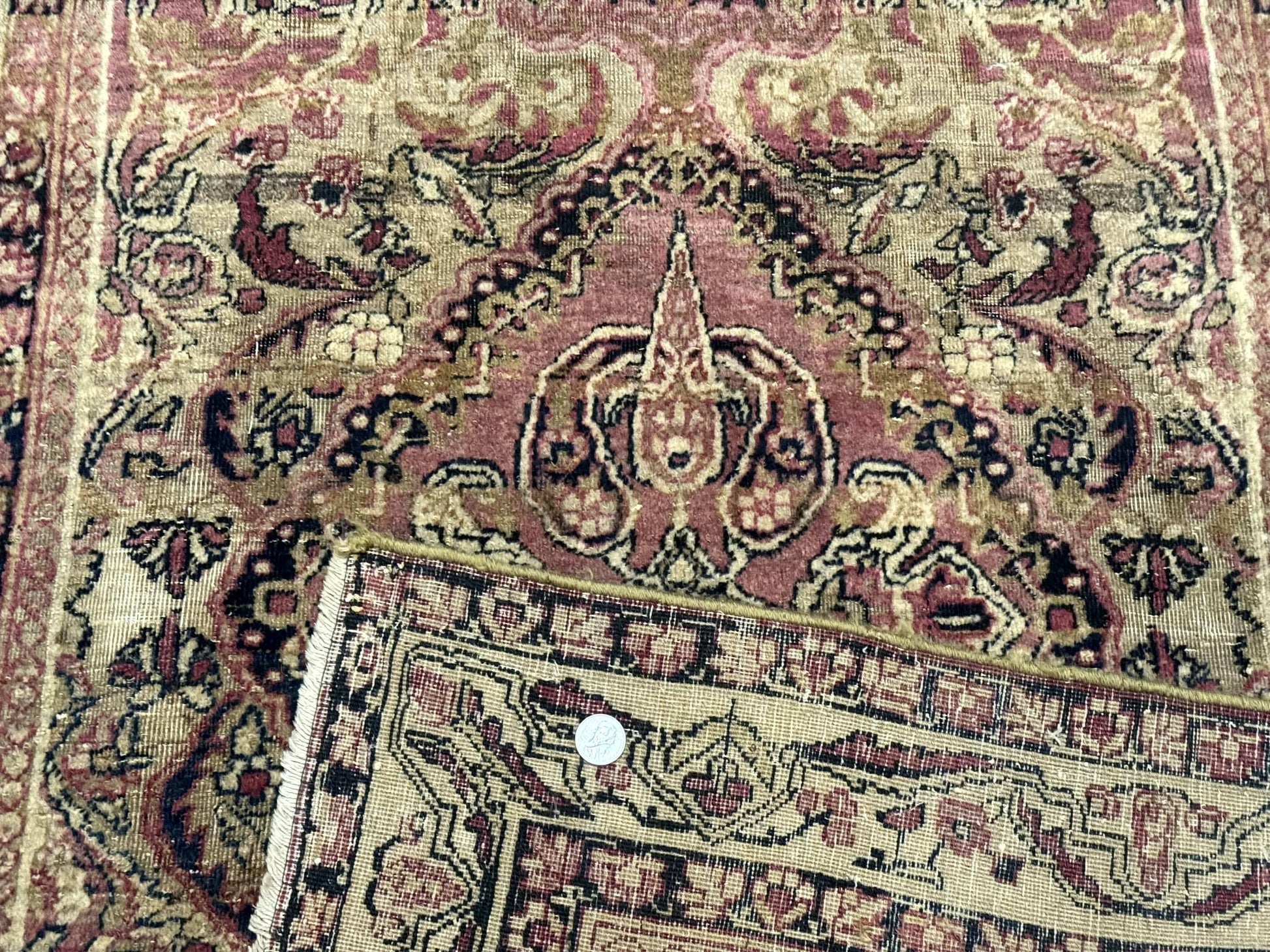 Antique Persian Lavar Rug 3x5, Persian Kerman Rug, Traditional Persian Carpet - Nuvé