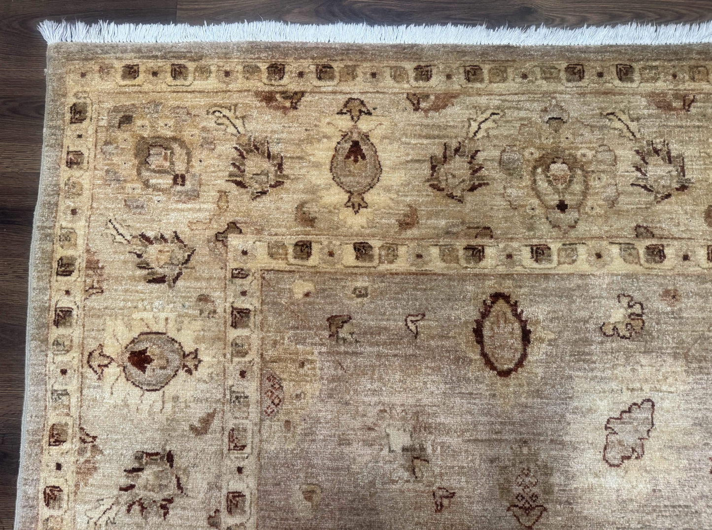 Pakistani Peshawar Rug 8x11, Indo Persian Mahal Carpet, Traditional Wool Oriental Rug - Nuvé