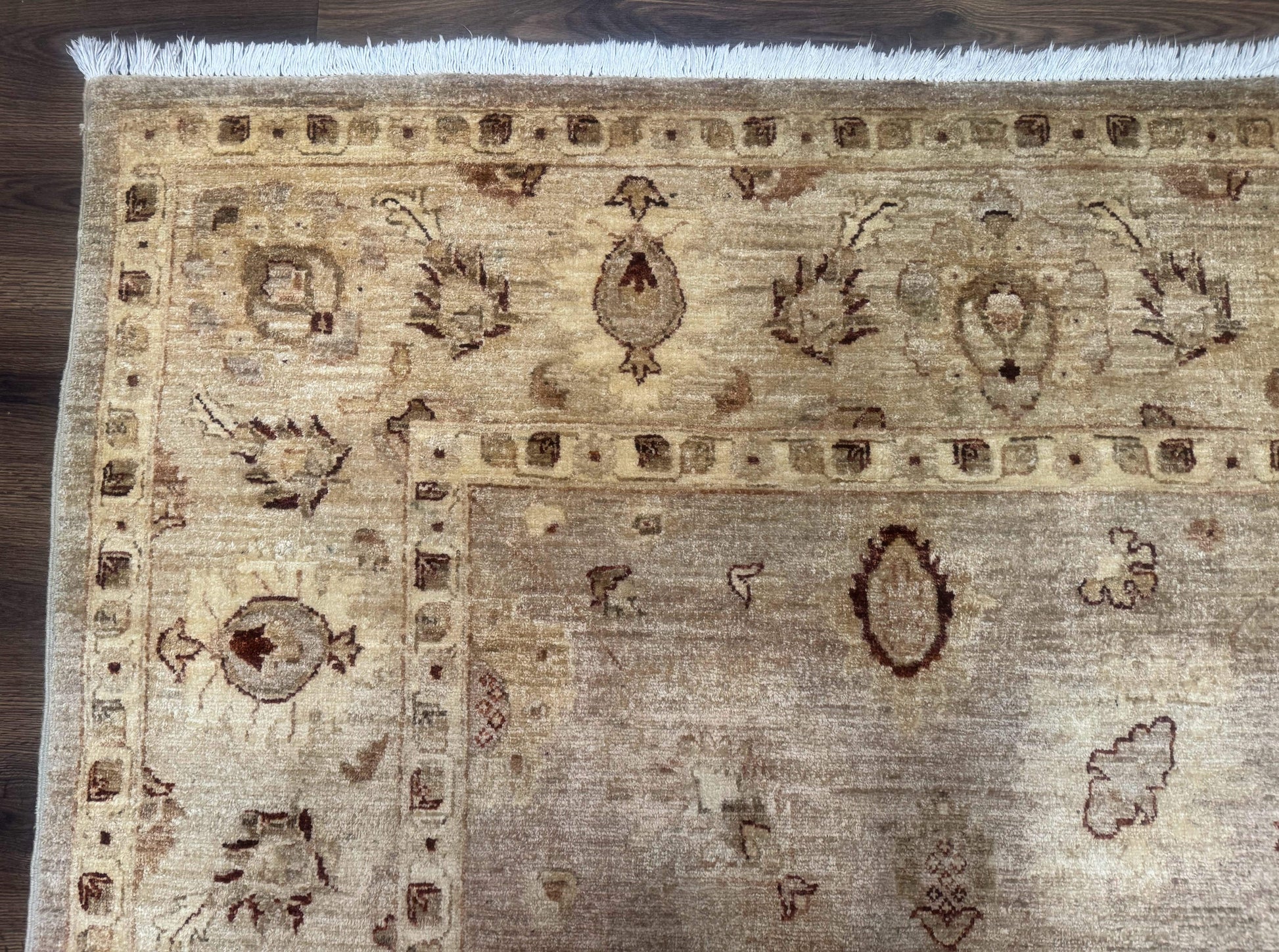 Pakistani Peshawar Rug 8x11, Indo Persian Mahal Carpet, Traditional Wool Oriental Rug - Nuvé