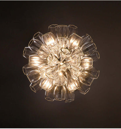Glass Lotus Chandelier - Nuvé