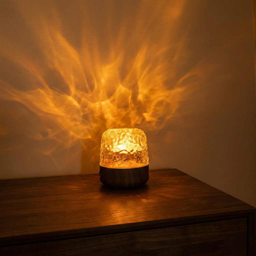 Nuvé Luma Harmonia skincare device with sleek design, featuring multiple treatment modes for facial rejuvenation and skincare.