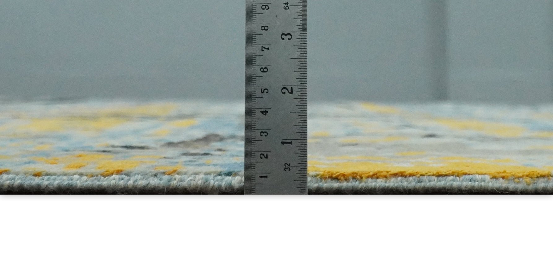 10x14 Fine Hand Knotted Blue and Black Modern Abstract Style Antique Wool and Silk Area Rug | AGR49 - Nuvé