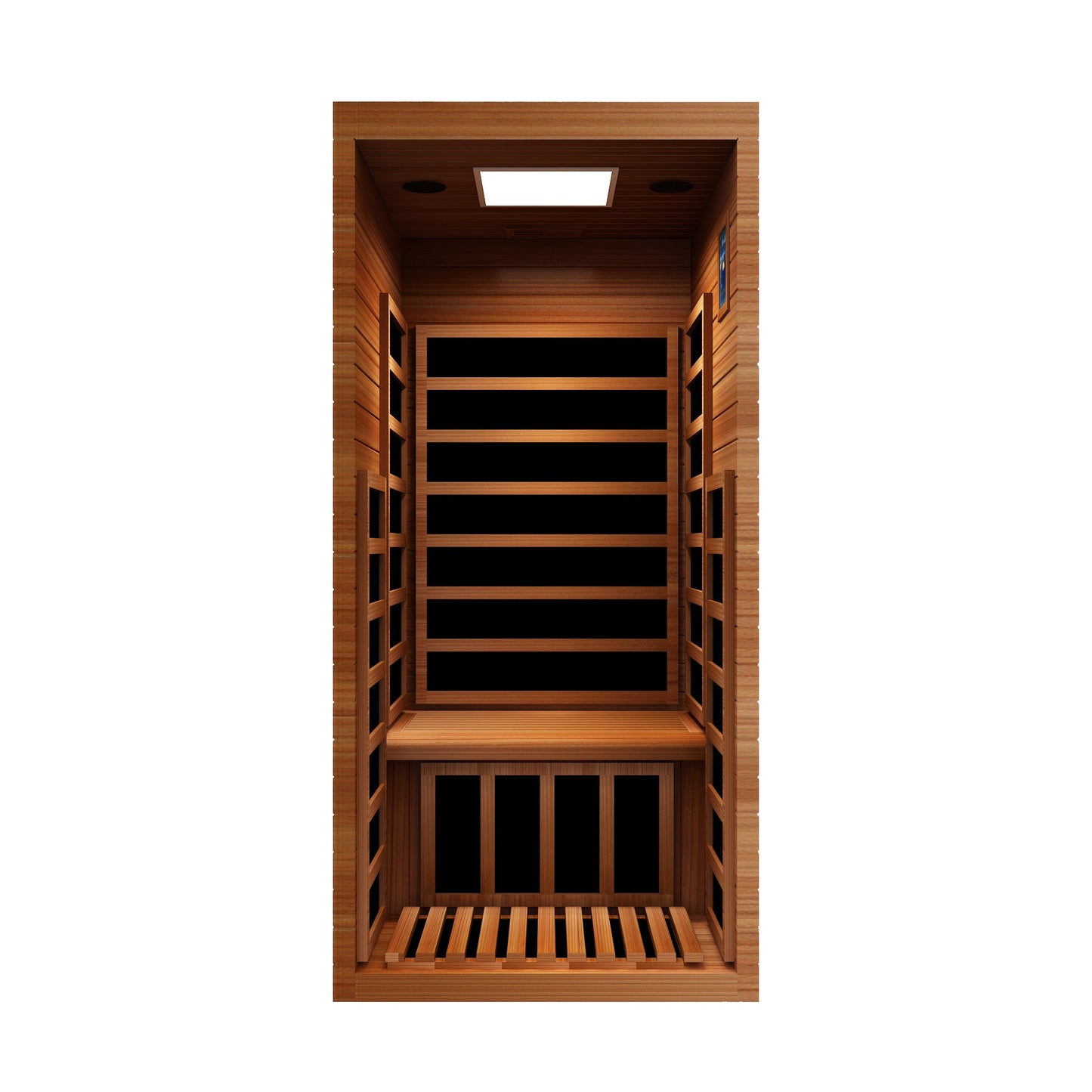 Peak Saunas Aspen Luxury 1-Person FAR Infrared Sauna with Smart WiFi App Control - Nuvé