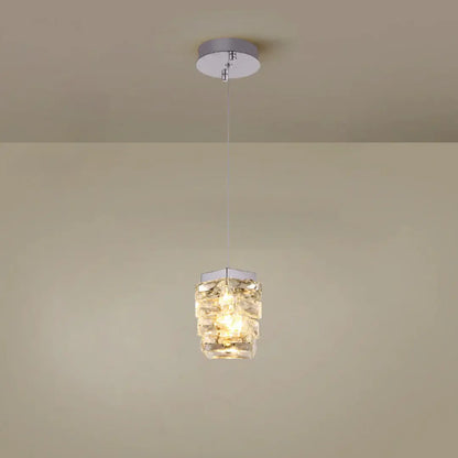 Twist Linear Crystal Chandelier