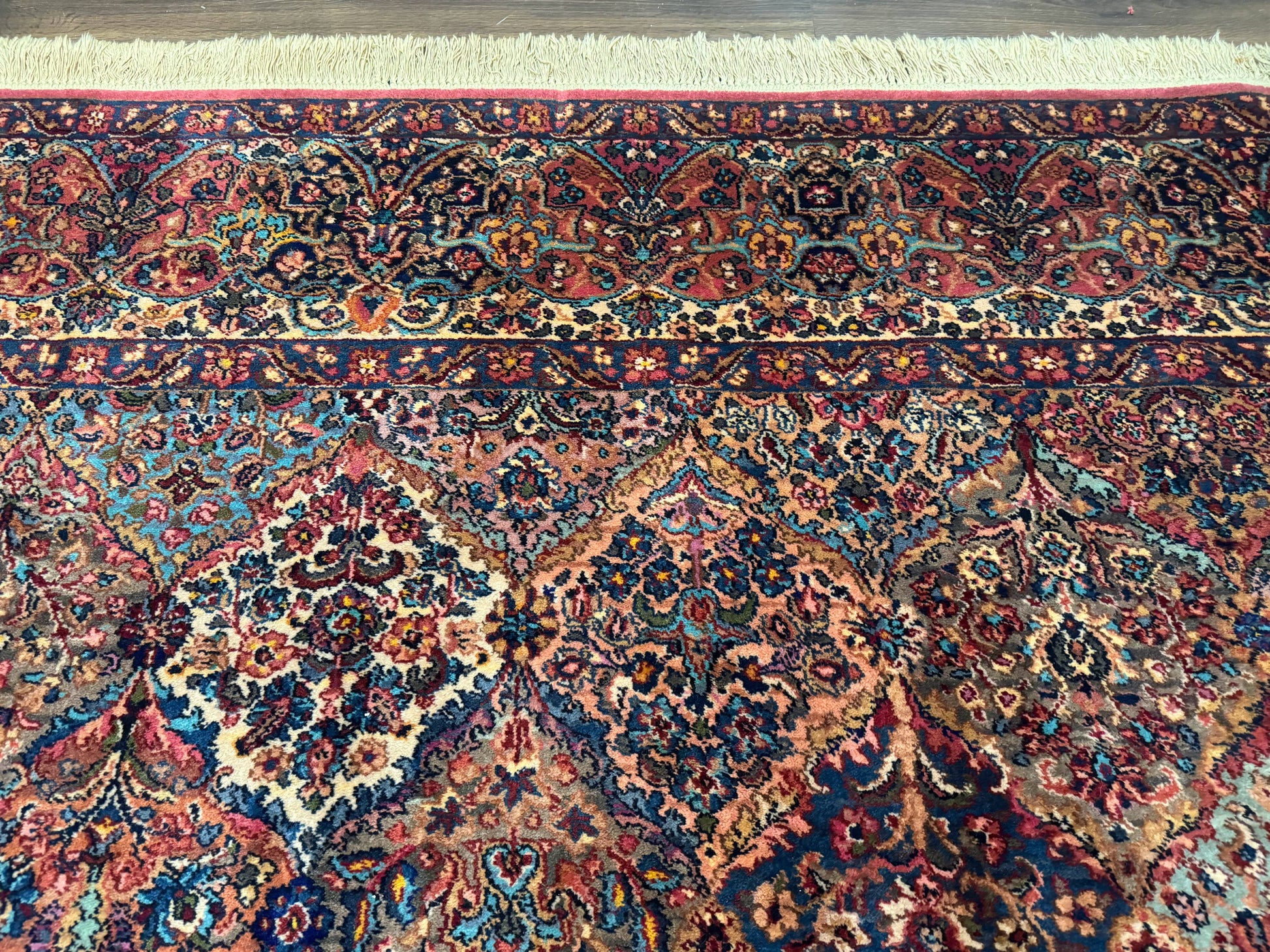 10x18 Karastan Multicolor Panel Kirman Rug #717, Palace Size Wool Discontinued Original 700 Series - Nuvé