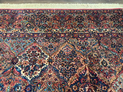 10x18 Karastan Multicolor Panel Kirman Rug #717, Palace Size Wool Discontinued Original 700 Series - Nuvé