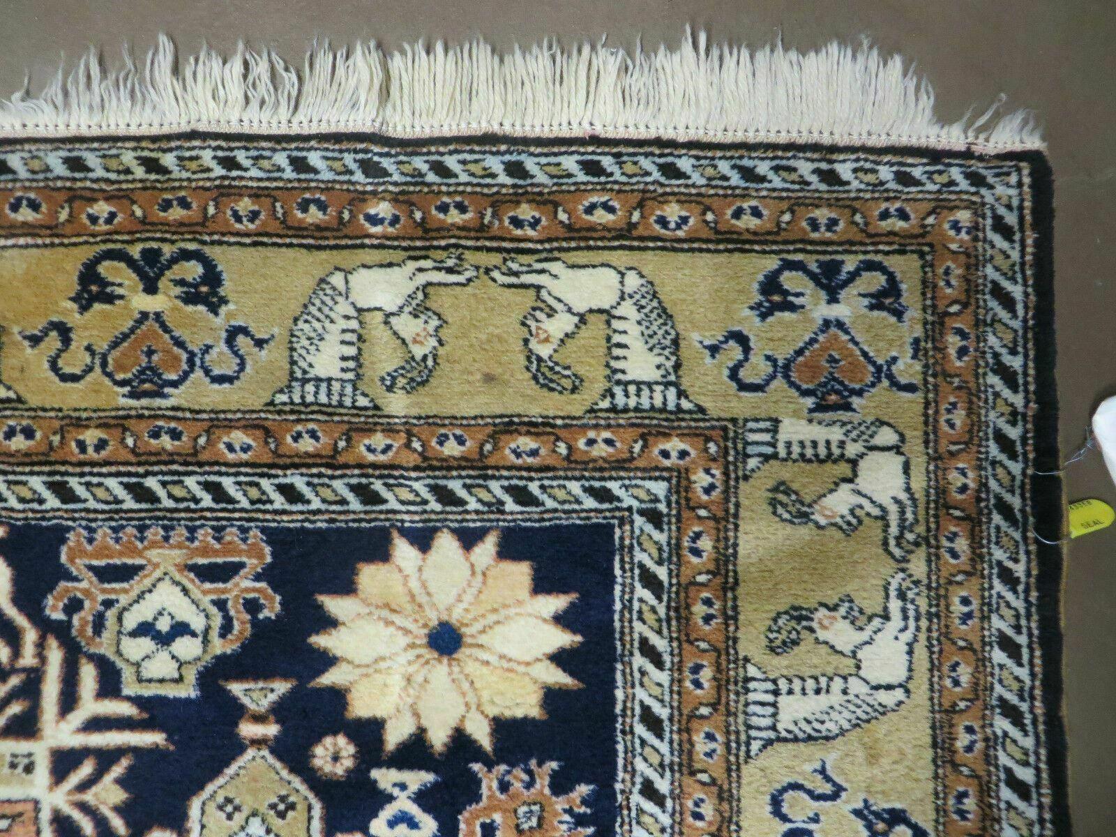 Persian Qum Rug 5.6 x 8.8, Navy Blue - Nuvé
