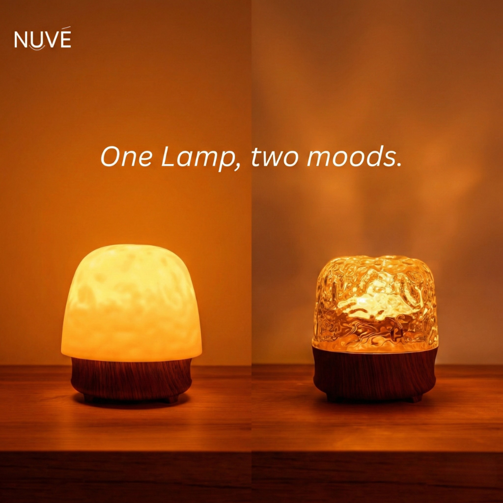 Nuvé Luma Harmonia skincare product in a sleek white tube with a silver cap, featuring modern branding and minimalistic design.