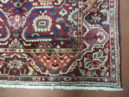 5' X 9' Antique Handmade Turkish Wool Veg Dyes Rug Nice # 107 - Nuvé