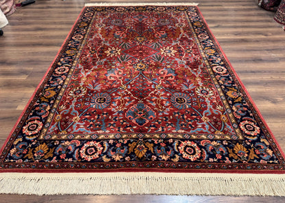 5.9 x 9 Karastan Rug Ispahan #766, Vintage Wool Discontinued Original 700 Series - Nuvé