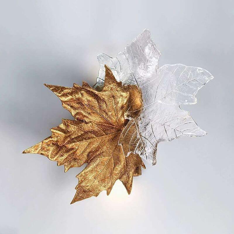 Leaf-shaped Crystal Wall Light - Nuvé