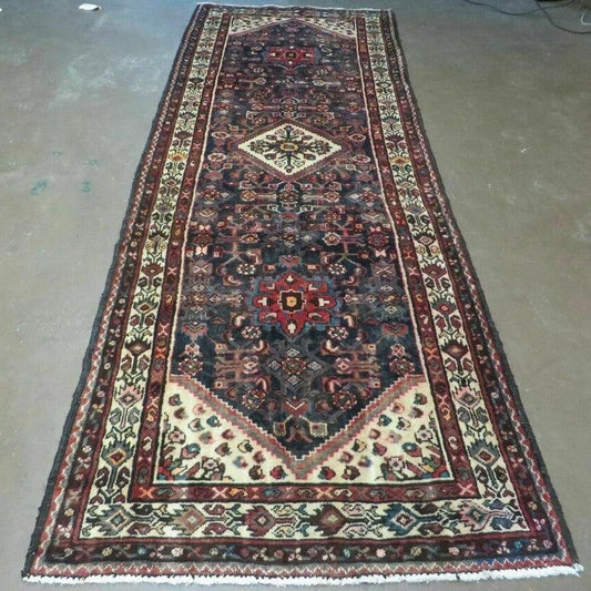 3' 6" X 10' 3" Antique Handmade Turkish Wool Runner Rug - Nuvé