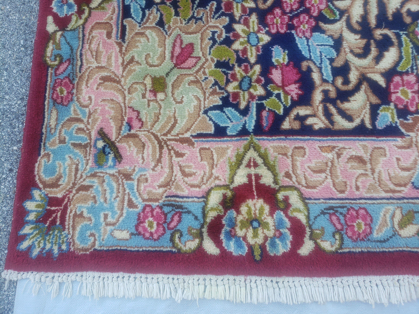 Antique Persian Kirman Rug 10x17 Oriental Carpet 10 x 17, Red, Multicolor, Namazian Signature Master Weaver, Shabby Chic, Semi Open Field - Nuvé