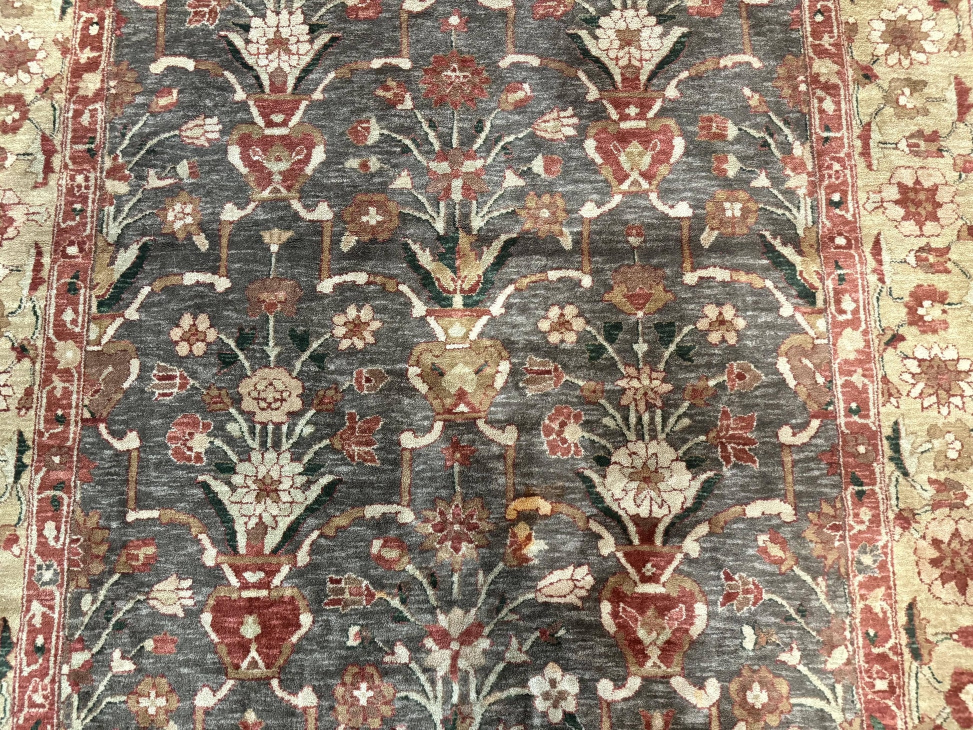 Pak Persian Mahal Rug 6x9, Floral Handmade Wool Traditional Oriental Carpet - Nuvé