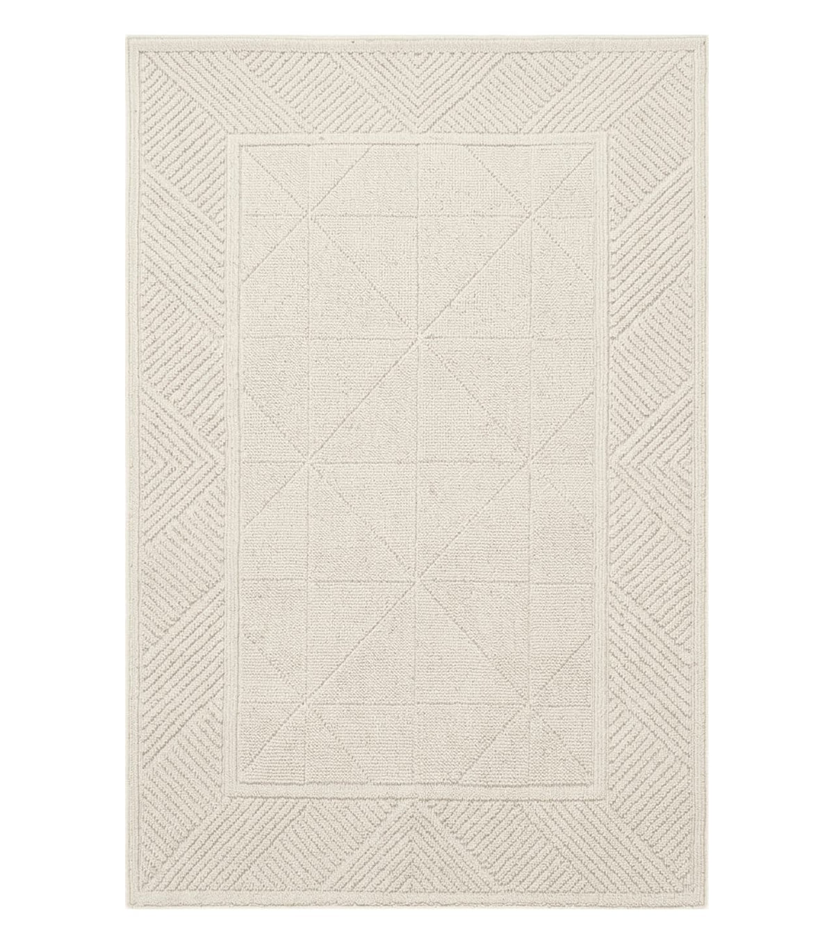 3x5 Karastan Sisal Rug Collection, Design 379/80504, Sambava II, 3'6 x 5'3, Beige Karastan Rug with Label, Authentic Karastan, Entryway Rug