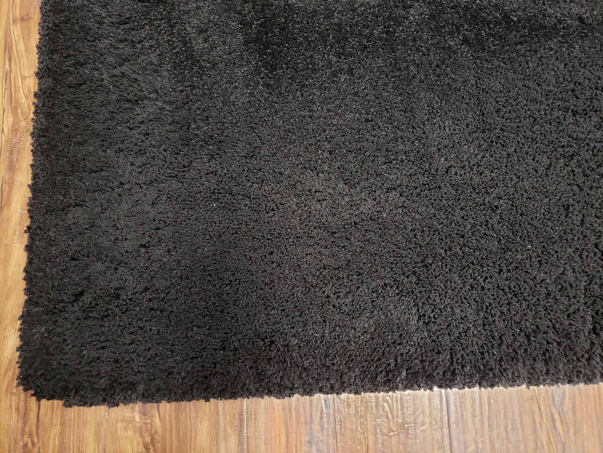 Black Shag Rug 8x10, Savafieh Milan Fluffy Black Carpet, Room Sized Shag Rug, Modern Contemporary Rug, Soft Living Room Rug, Bedroom Rug - Nuvé