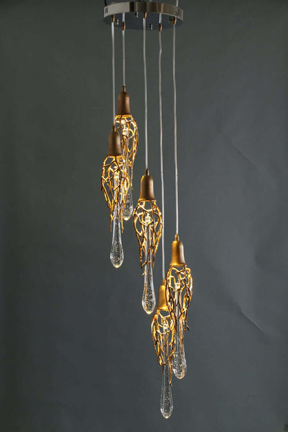 Modern branched chandelier - Nuvé