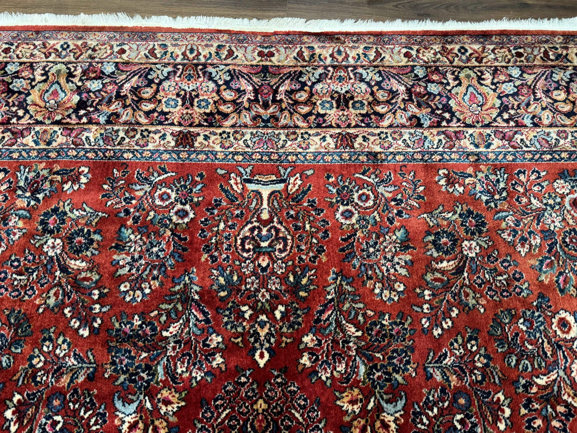 10x18 Karastan Sarouk Rug #785, Wool Large Palace Sized Vintage Karastan Carpet - Nuvé