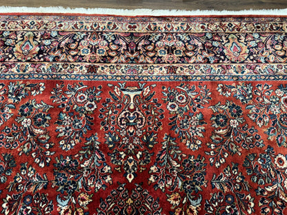 10x18 Karastan Sarouk Rug #785, Wool Large Palace Sized Vintage Karastan Carpet - Nuvé