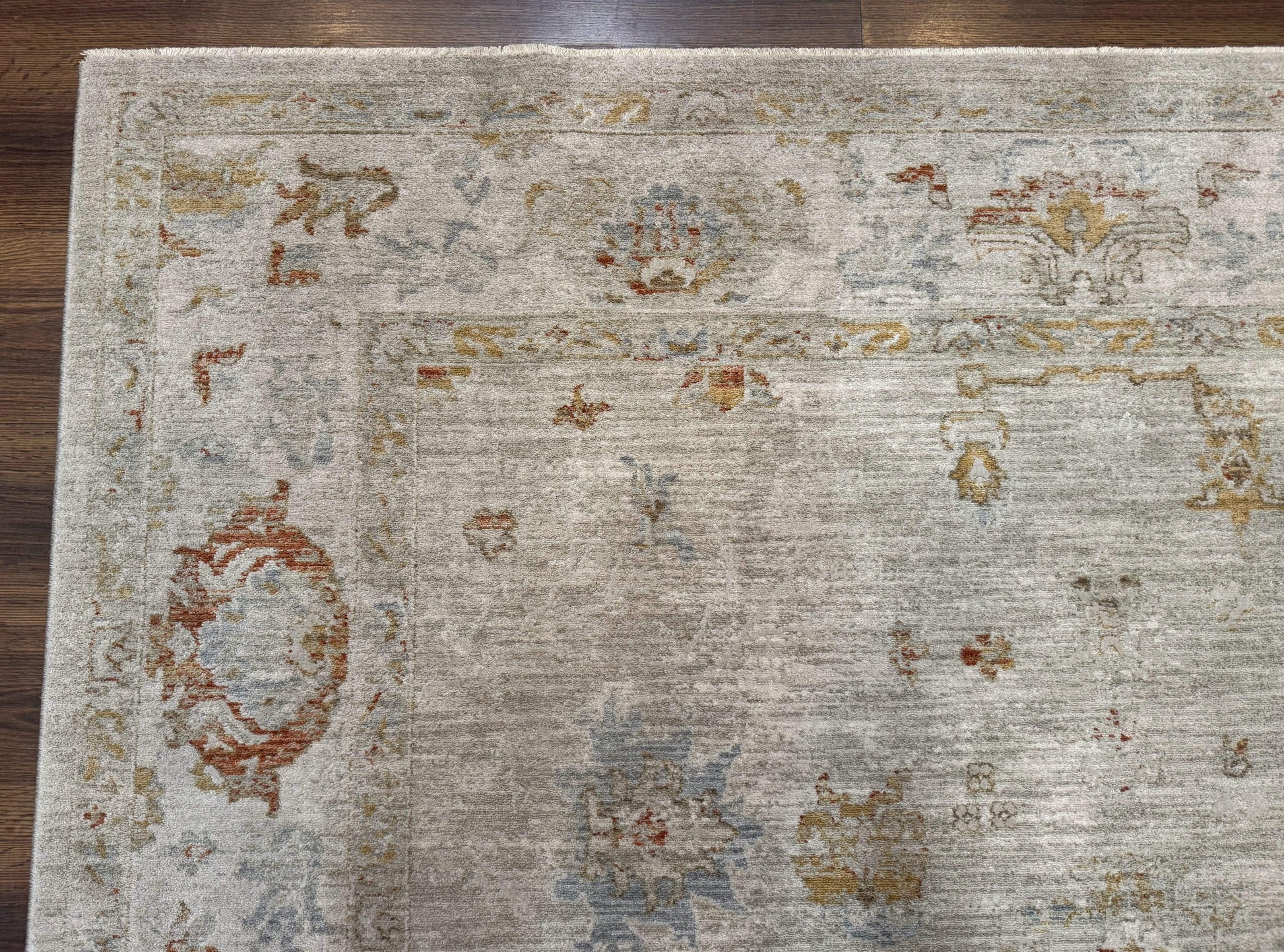 Modern Turkish Oushak Rug 7x9, Netural Colors - Nuvé