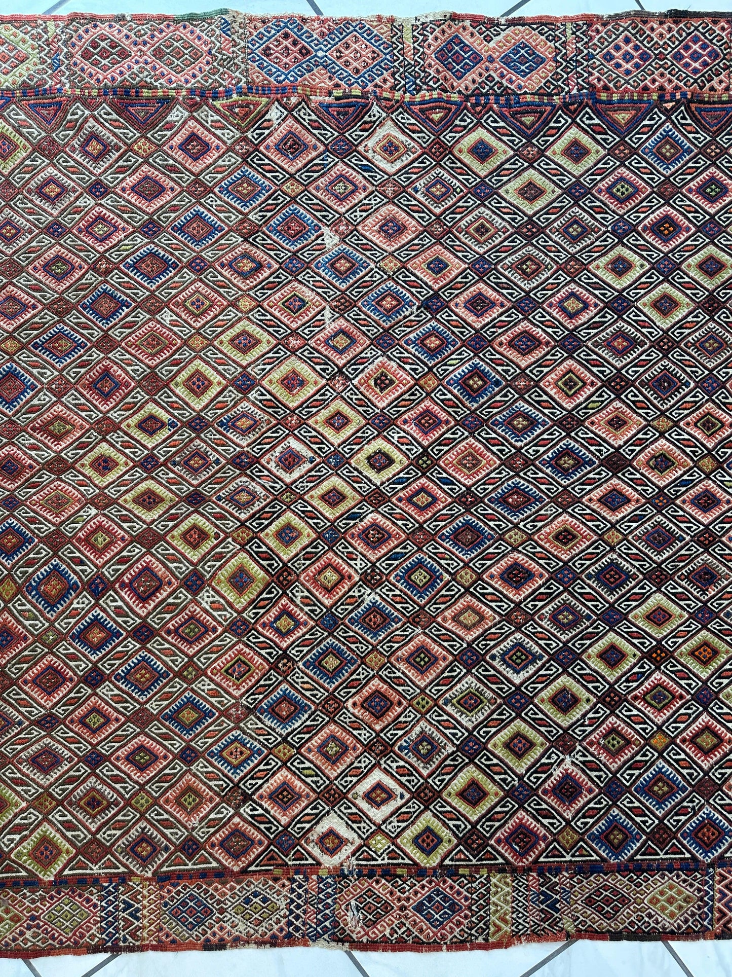 Antique Turkish Jajim Wool Rug 5’6” x 14’5” - Nuvé