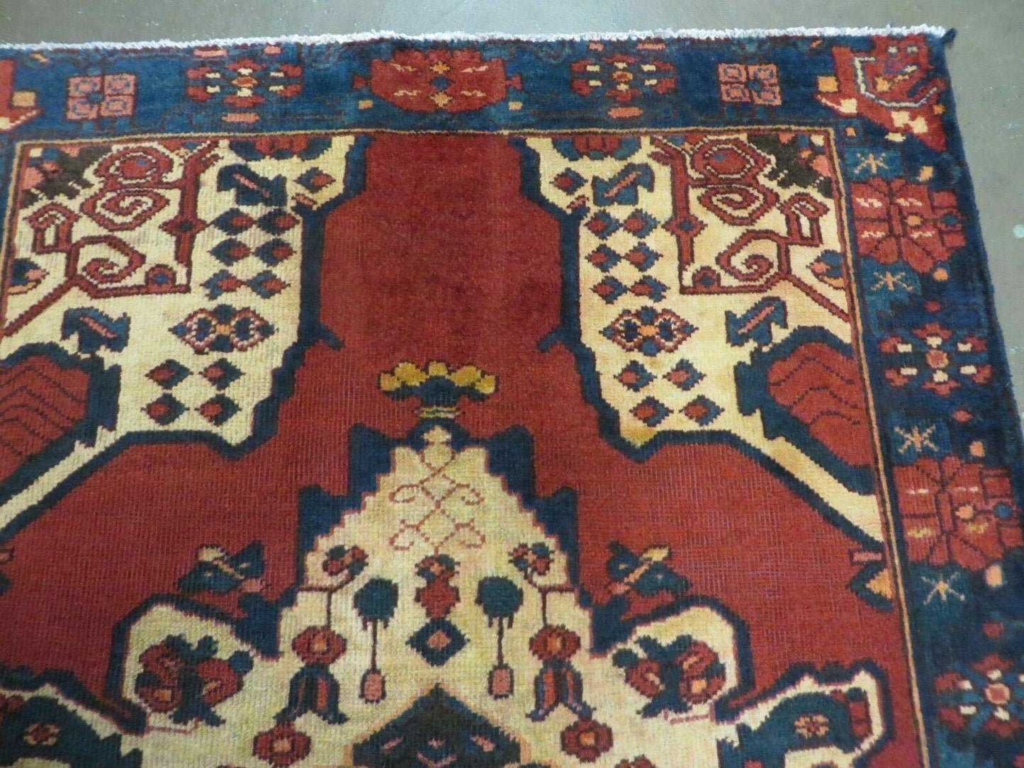 4' X 7' Antique 1920 Handmade Turkish Wool Rug Veg Dye Nice - Nuvé