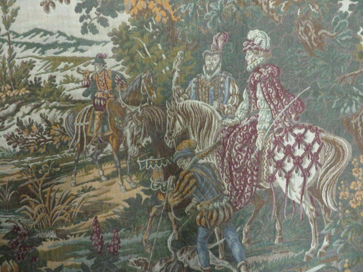 4' X 5' Vintage Tapestry Belgium Hand Loomed Victorian Nice 90f - Nuvé