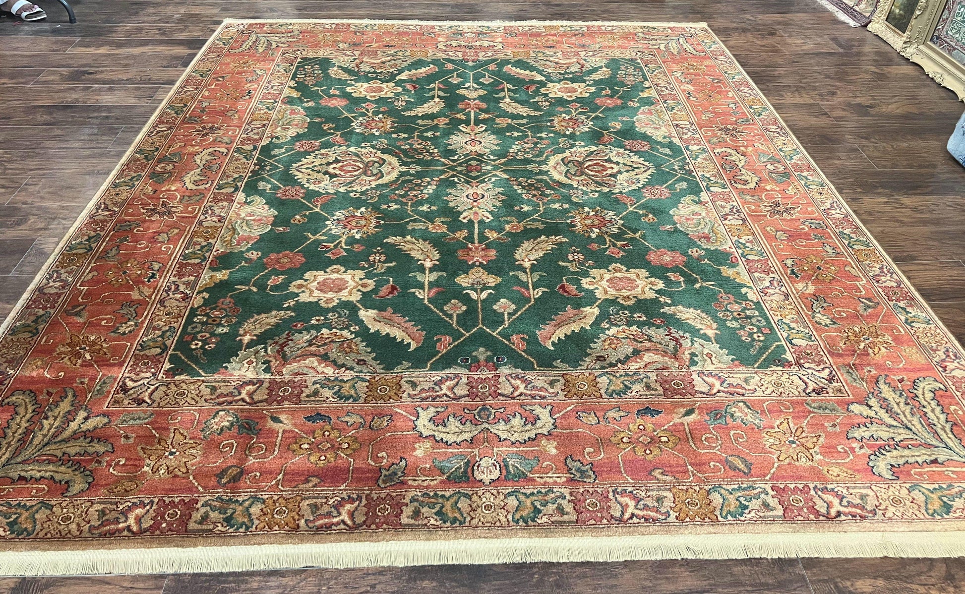 Karastan Rug 8.8 x 10 Samovar Teawash Agra #900-905, Vintage Wool Karastan Area Rug - Nuvé