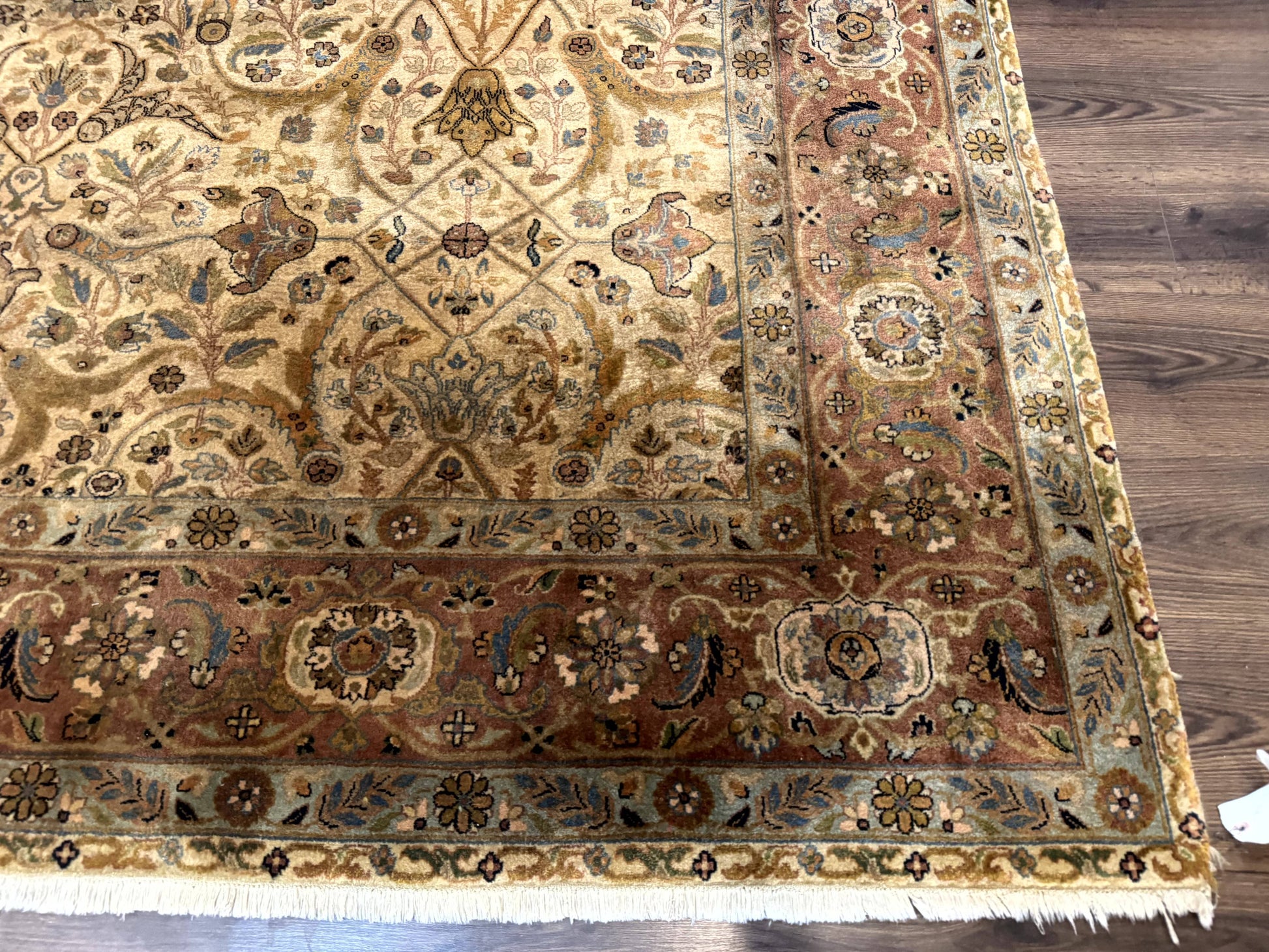 Indo Persian Rug 8x10, Teawash Bidjar Carpet, Allover Pattern - Nuvé