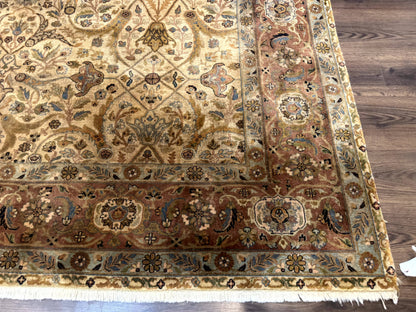 Indo Persian Rug 8x10, Teawash Bidjar Carpet, Allover Pattern - Nuvé