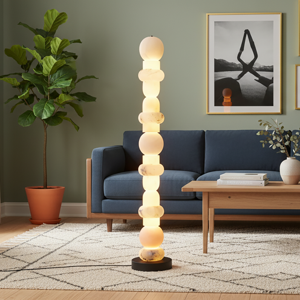 Alabaster Floor Lamp - Nuvé